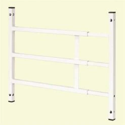 Segal S 4748 15-3/4 In. X 23-1/2 In. X 15-1/2 In. Hardened Steel White Painted Finish Child Fall Window Guard
