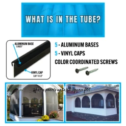 Arch System FLATBAR By SCREENEZE® - 8 Ft Sticks -Window Series 3 36221.1701797678