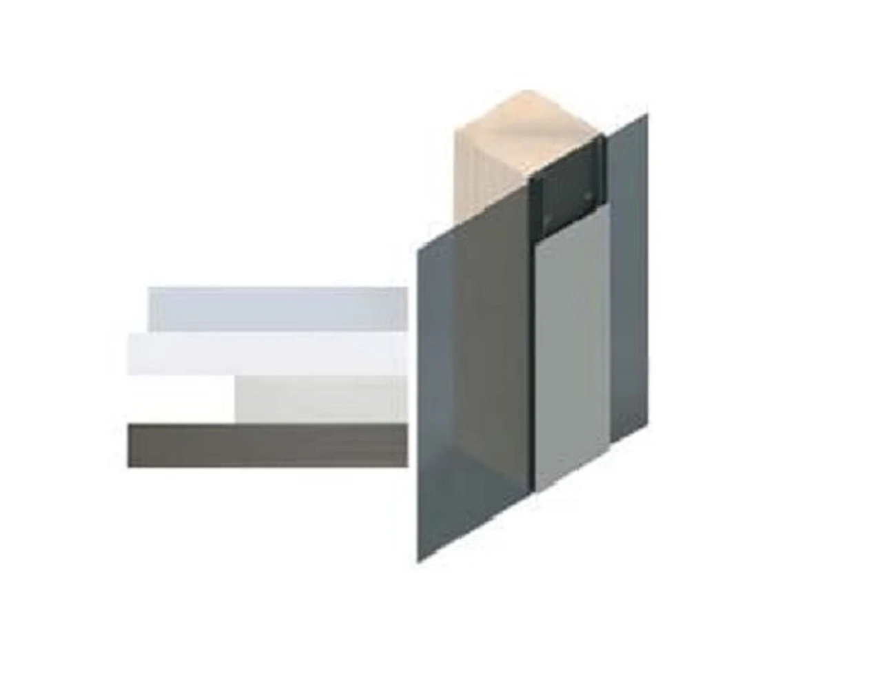 Screen Tight Cap And Base 3-1/2" X 96" (20 Pack) 2 Screen Tight Cap And Base 3-1/2" X 96" (20 Pack) - Image 2