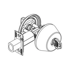 Corbin Russwin DL2211 BSP B238 CL6 Deadlock Black Suede Powder Coat