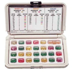 LAB LMD3N1 Mini Dur-X Pin Kit, 3-In-1 Kwikset, Schlage & Weiser (Polyethylene)