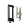 Securitron M62FG-SASM 12 Volt / 24 Volt DC M62 Magnalock Face Drilled With Gate Conduit With SASM Bracket Satin Stainless Steel Finish